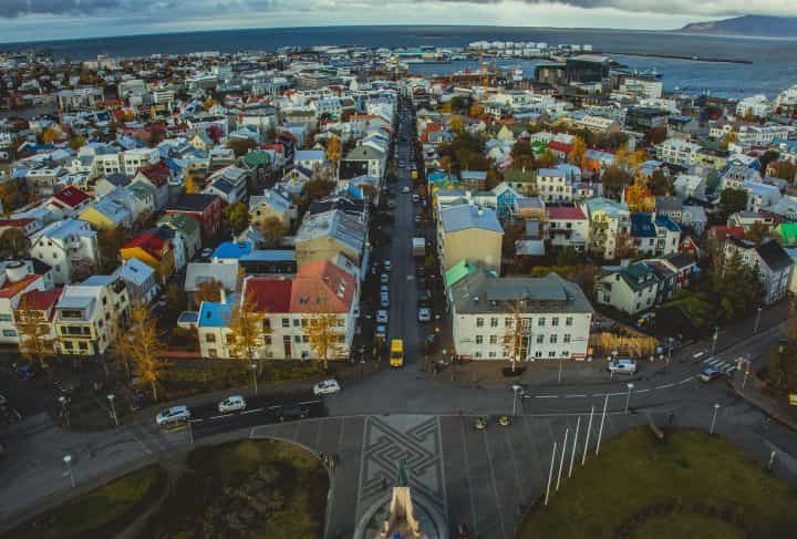 Reykjavik blueprint archive buildings 